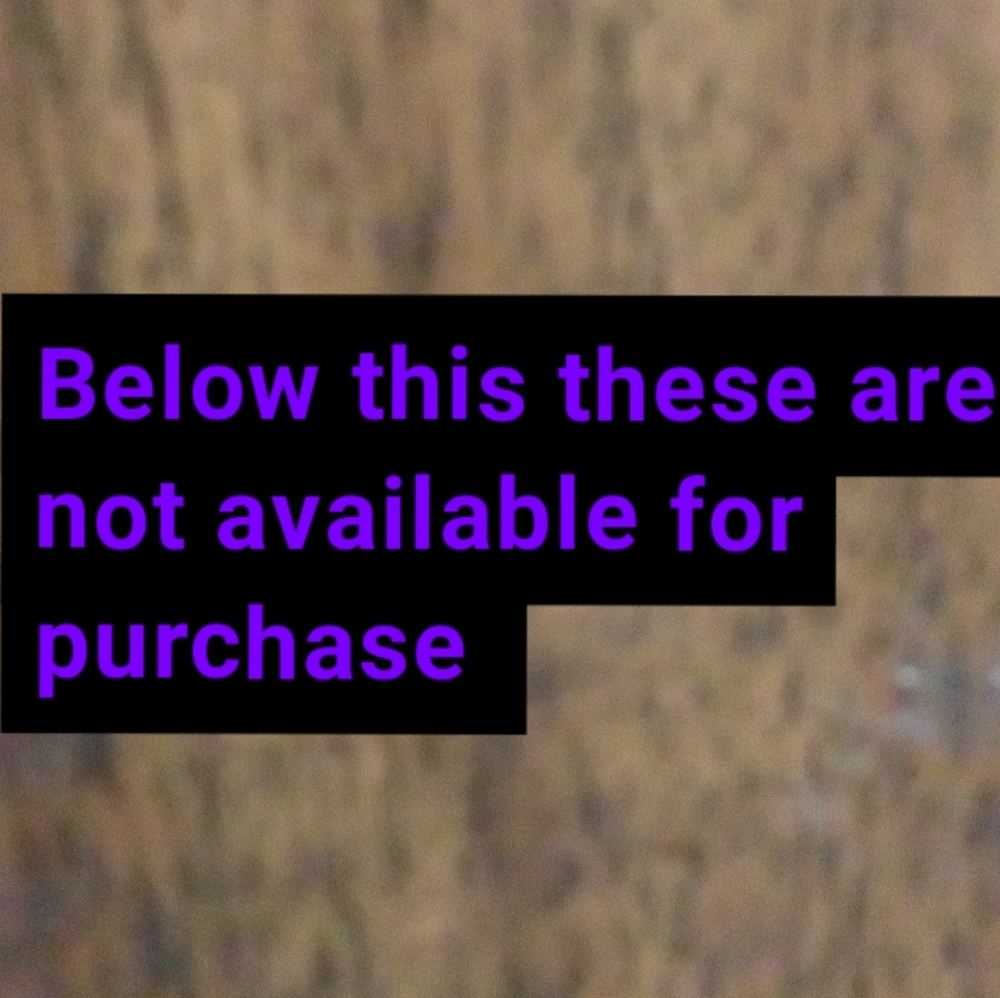 Not for sale